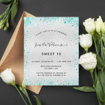 Doce 16 talheres de prata<br><div class="desc">Para um doce elegante 16,  16 anos. Um fundo de olhar mal prateado. Decorado com pó de faísca lacrimogênea. Personalize e adicione um nome,  idade e detalhes da festa. O nome é escrito com um script de estilo manuscrito</div>