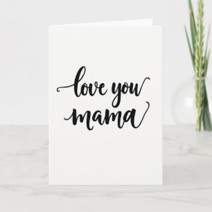 Doce Amor Você Mamãe Cartão