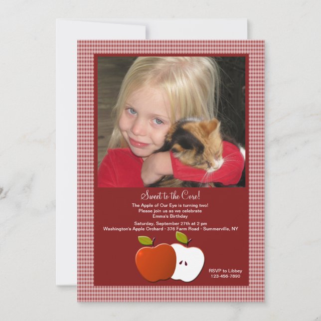 Doce Ao Convite Fotográfico Principal (Frente)