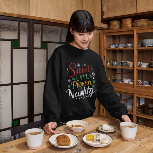 Doce até malandro comprovado | Camisetas de Natal  (Criador carregado)