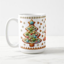 Doce caneca Cookie Árvore de Natal
