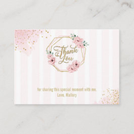 Doce Cartões de agradecimentos