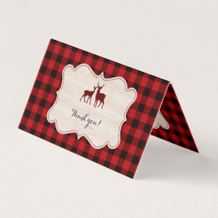 Doce Chá de fraldas Lumberjack Obrigado