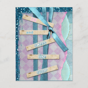 Doce Como Açúcar Doce 16 Convites de festas