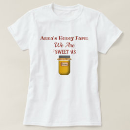 Doce Como Camisa De Negócios Personalizada De Mel