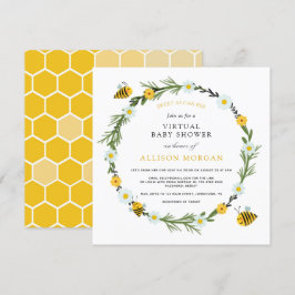 Doce Como Pode Ser O Convite De Chá de fraldas Vir