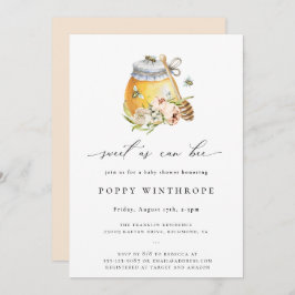 Doce Como Pode Ser O Convite Para Chá de fraldas D