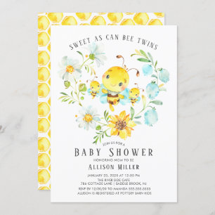 Doce Como Pode Ser O Convite Para Chá de fraldas D