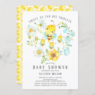 Doce Como Pode Ser O Convite Para Chá de fraldas D