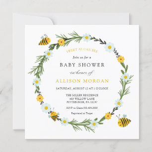 Doce Como Pode Ser O Convite Para Chá de fraldas D