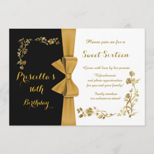 Doce convite de dezesseis aniversários, 16o,