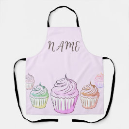 Doce De Cupcake Personalizado Por Todo O Impressão