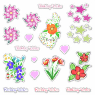 Doce decalque Floral