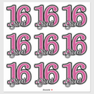 Doce Dezesseis Adesivos