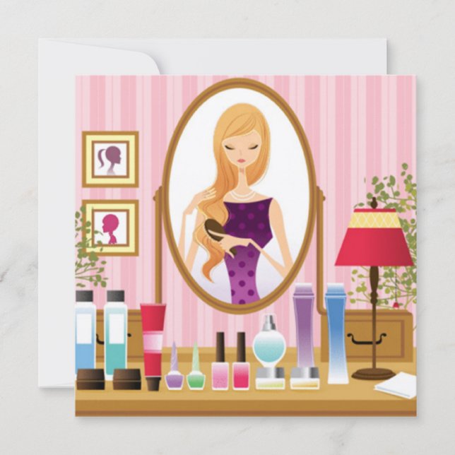 Doce Dezesseis Convites de aniversário (Frente)