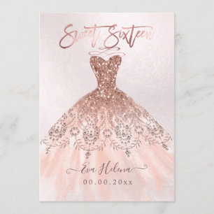 Doce Dezesseis, Sparkle Gown, cartões Dourados Fa