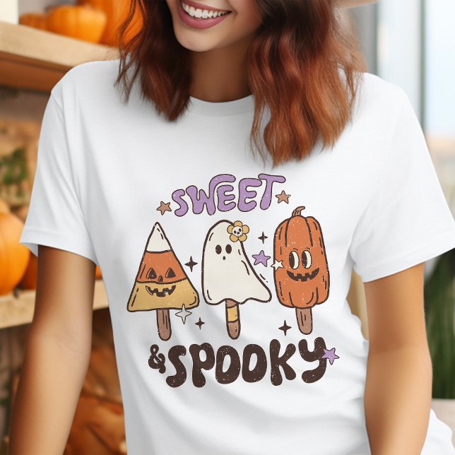 Doce e Assustador Retro Halloween (Criador carregado)