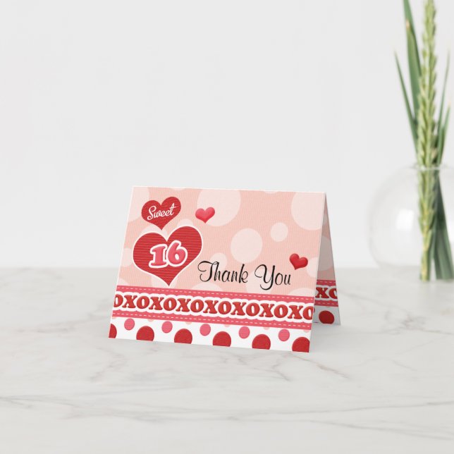 Doce e Dezesseis Cartões de agradecimentos Cardíac (Frente)