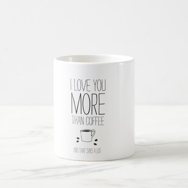 Doce e engraçado eu te amo mais do que a caneca de (Centro)