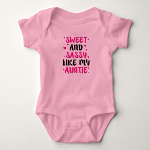 Doce e Sassy como minha camisa engraçada do