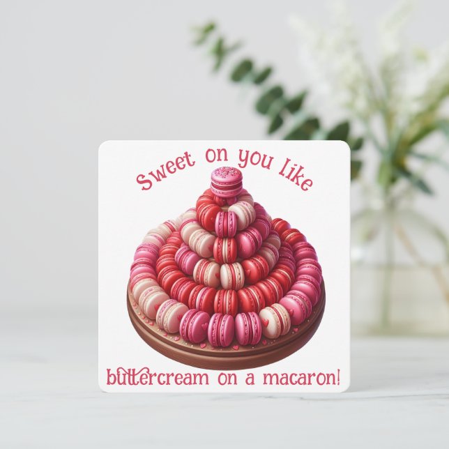 Doce Em Você - Cartão De Dia de os namorados (Em pé/Frente)