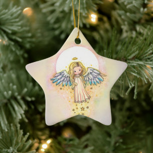 Doce Enfeites de natal de Anjo Whimsical