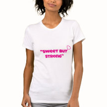 "Doce Mas Forte" design de camiseta para meninas