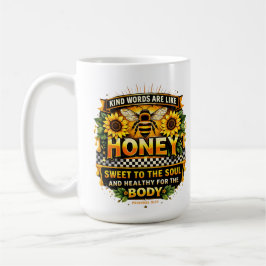 Doce Mel | Provérbios 16:24 Caneca de Café