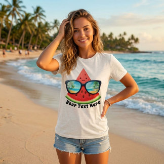 Doce Melancia Tropical Férias de Verão Personaliza