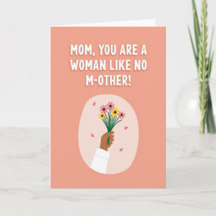 Doce Mulher Cartão do Dia das Mães