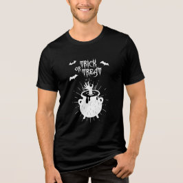 doce ou travessura caldeirão de bruxa halloween