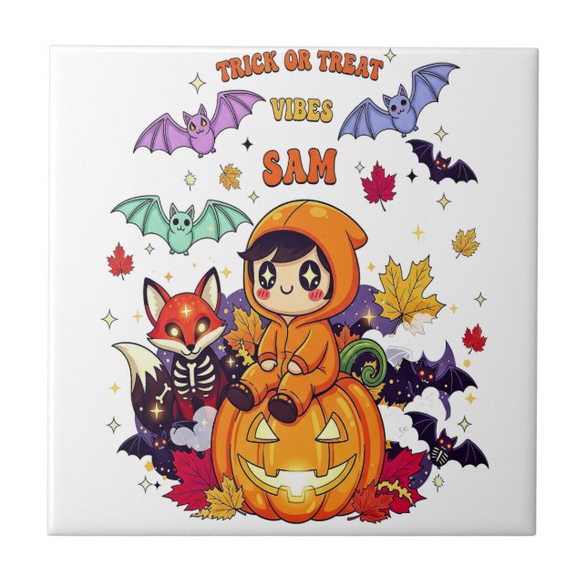 Doce ou Travessura Fofo Halloween (Frente)