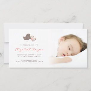 Doce Pintinhos de Damasco Anúncio de Nascimento de