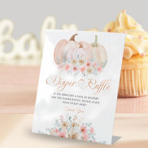 Doce Pumpkin Floral Fralda Raffle