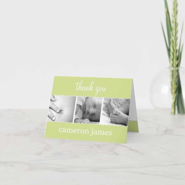 Doce Scallops Cartões de agradecimentos Bebê (Frente)