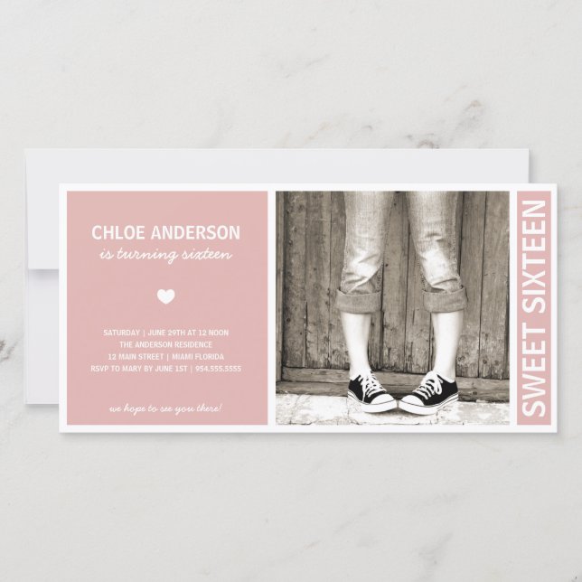 DOCE SEZE | CONVITE DE ANIVERSÁRIO (Frente)