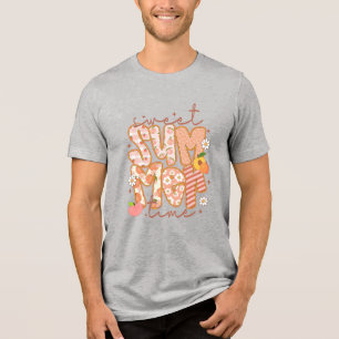 Doce Tempo de Verão Preppy Peach