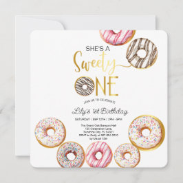 Doce Um Convite De Aniversário, primeiro aniversar