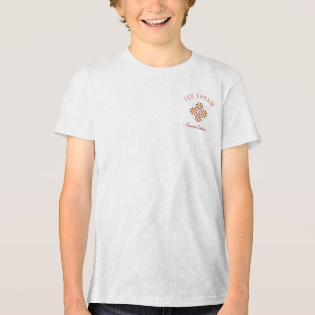 Doce Vibração de Verão – Camiseta com Logo de Sorv (Frente)