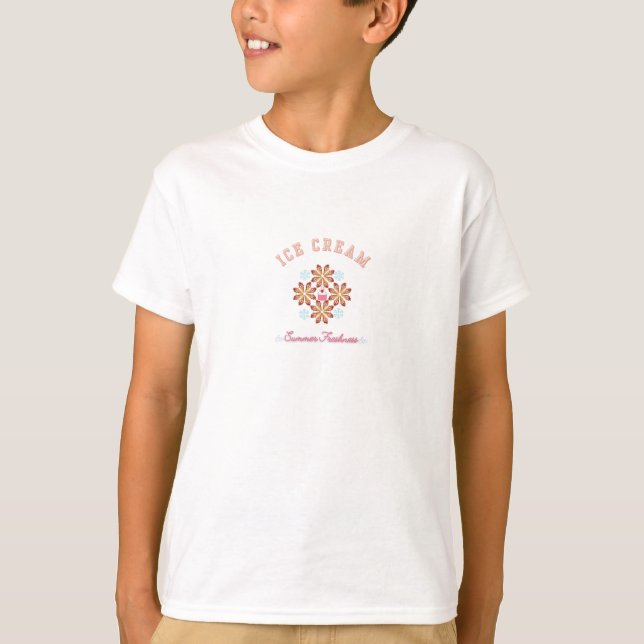 Doce Vibração de Verão – Camiseta com Logo de Sorv (Frente)