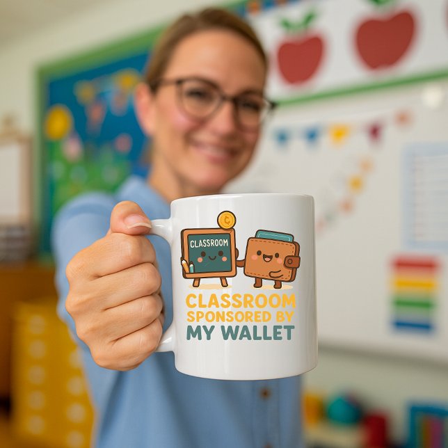 Docente Engraçado Xícara de Café; Professora Encar (Criador carregado)