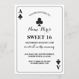 Doces 16 Clubs Jogando Cartões de Vegas Ace