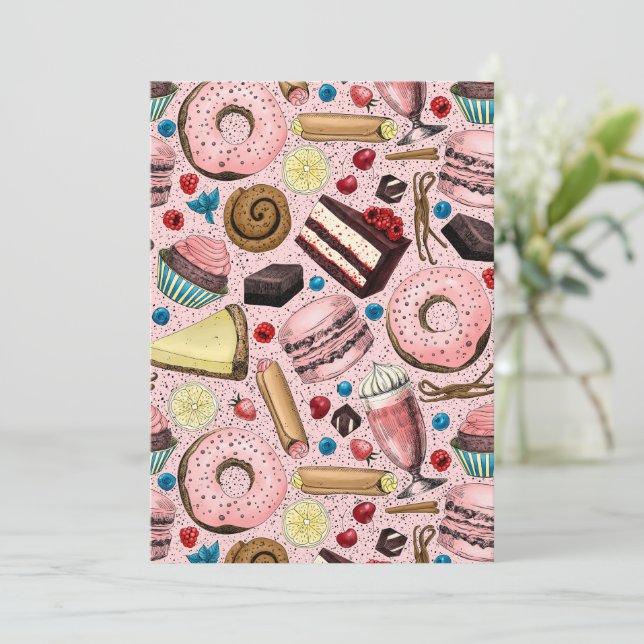 Doces a rosa (Em pé/Frente)