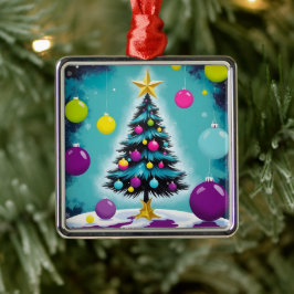 Doces de Natal de pop Art como ornamentos colorido