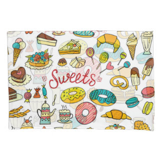 Doces de rosca coloridos: design de sobremesa