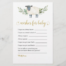 Doces Desejos de Verde para o Bebê Cordeirinho