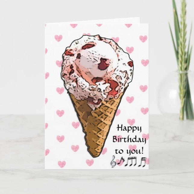 Docinho Cartão de Aniversário para Ela (Frente)