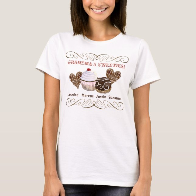 Docinhos da vovó, Camiseta personalizada (Frente)