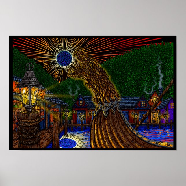 Dockside Eclipse - Poster (Frente)