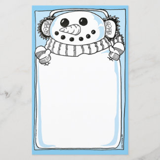 Documento de resolução de Ano Novo de Snowman; mei